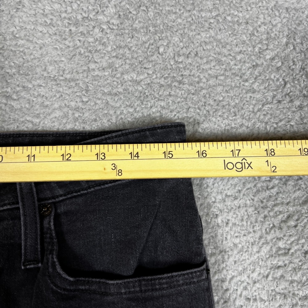 J Crew Toothpick Jeans Womens 31 Black Excellent Curvy Denim Office Casual - Picture 6 of 9